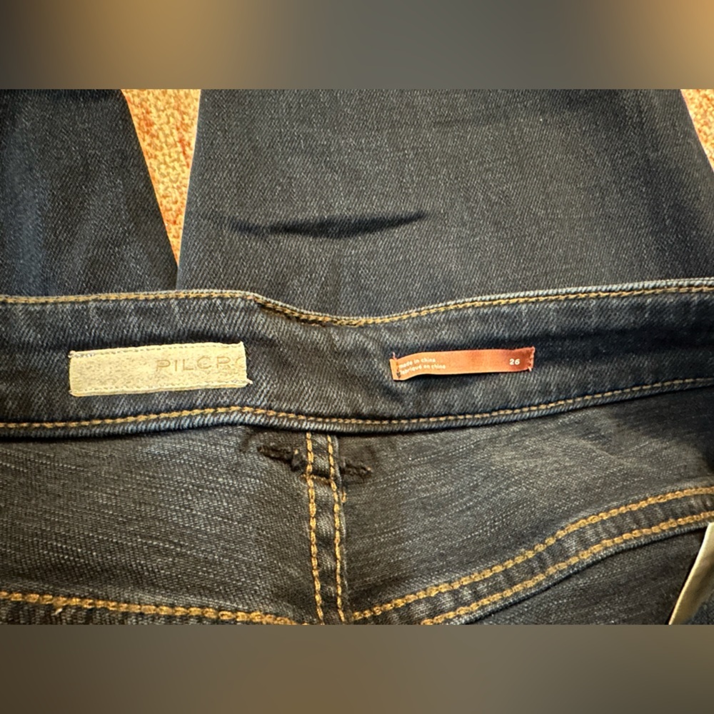 Anthropologie Pilcro the icon flare jeans dark wash size 26 OBI438359 - Picture 2 of 14